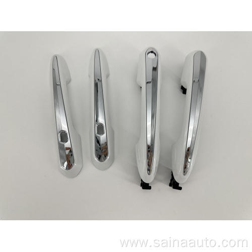 Pearl White Door Handles for Toyota Sienna 2018-2023